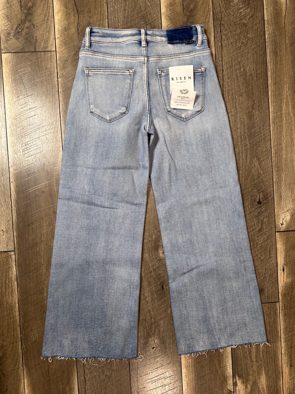 Risen Hi Rise Wide Leg Jeans - Picture 6 of 8